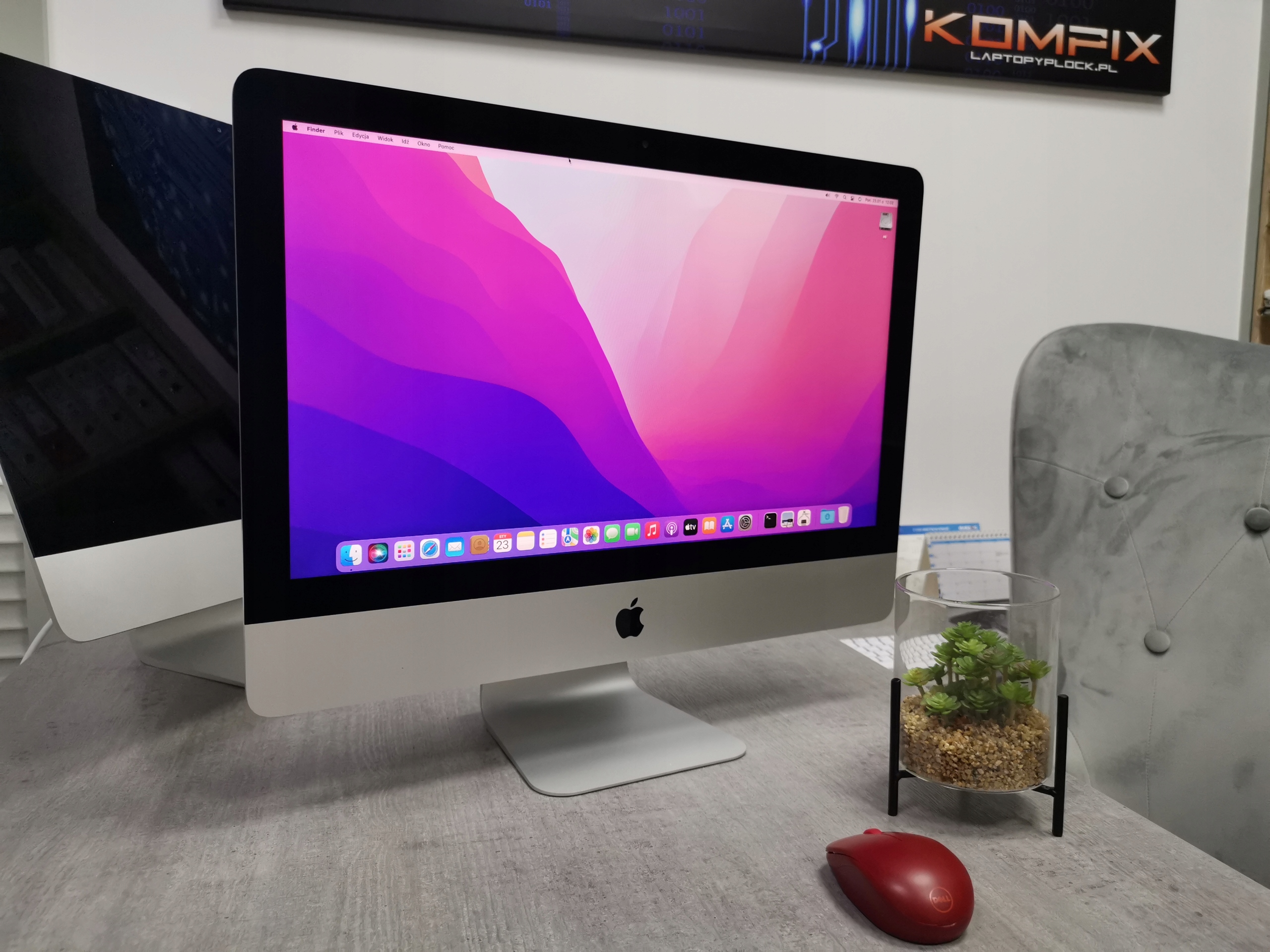 Apple iMac 21,5" i5-5575R 8GB 256SSD 2015 Stan.BDB - obrazek 4
