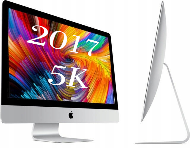 2017 Apple iMac 27" 5K i5-7500k 16GB 1024SSD Pro570