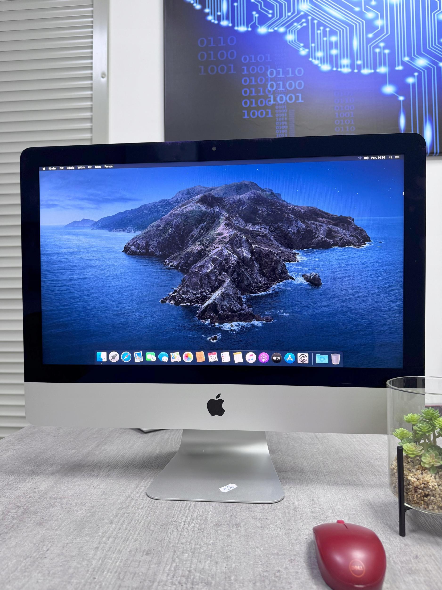 Komputer Apple iMac 21,5" Slim i5 4x 2,7GHz 8GB 256GB SSD - Stan.BDB - obrazek 2