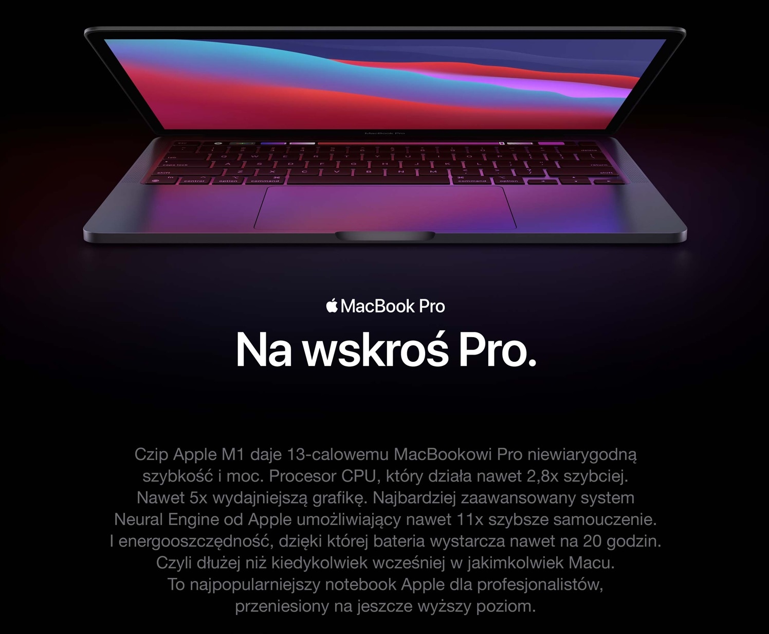 Laptop Apple MacBook Pro 13,3" M1 16 GB / 256 GB Silver - obrazek 9