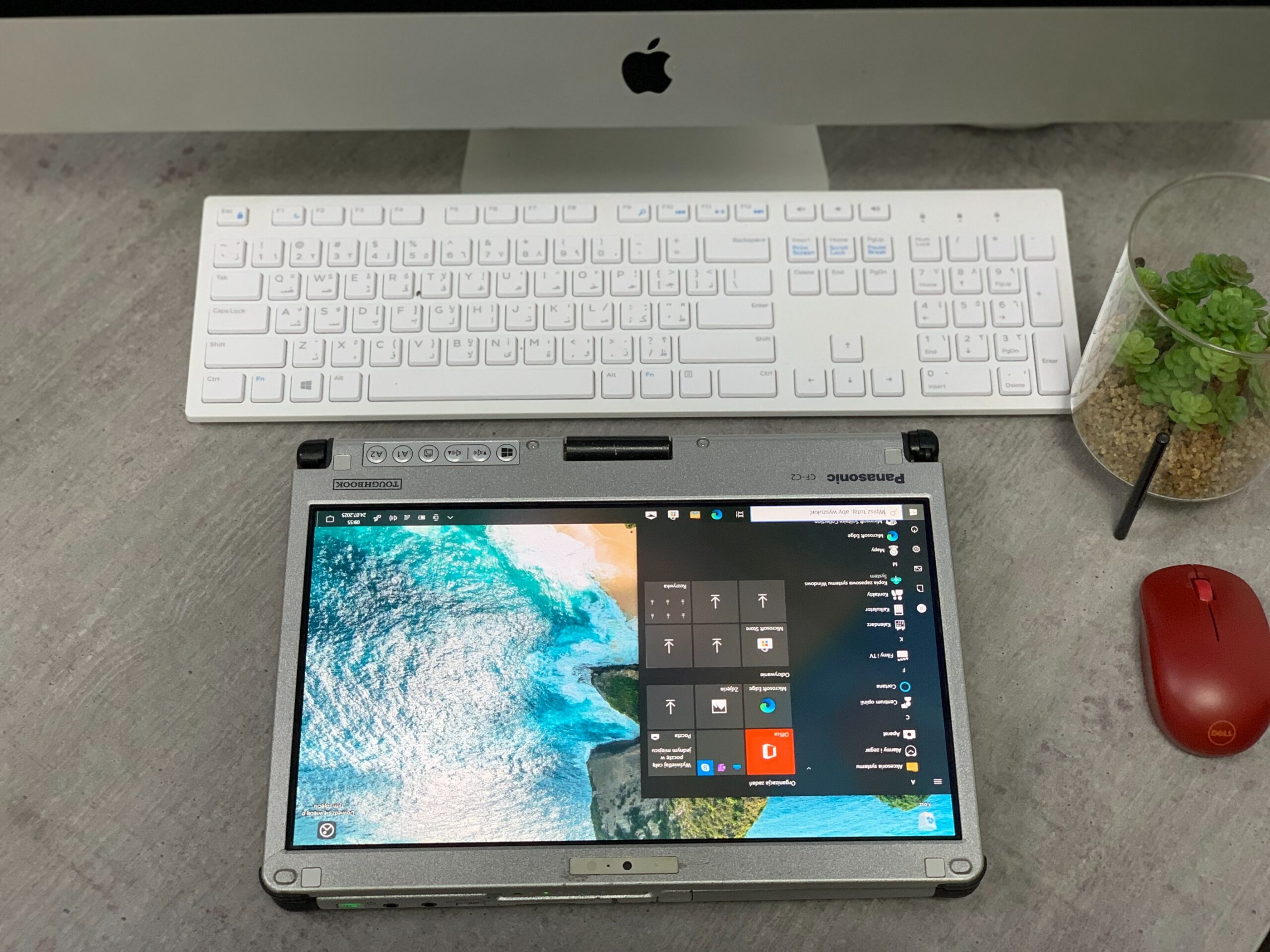 Tablet Panasonic CF-C2 MK2 i5-4300u 16GB 512SSD DOTYK do warsztatu +LTE - obrazek 6