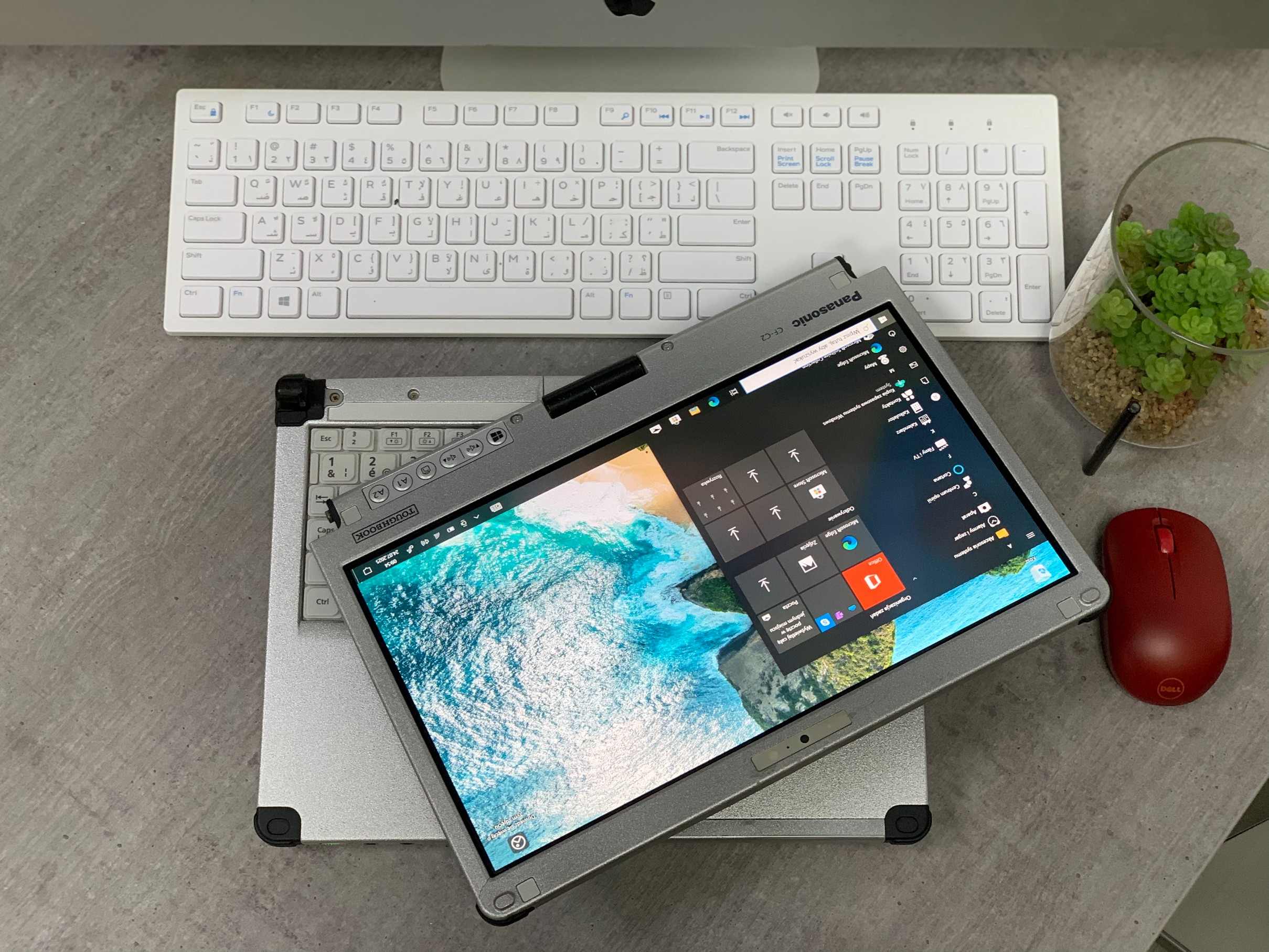 Tablet Panasonic CF-C2 MK2 i5-4300u 16GB 1TbSSD DOTYK do warsztatu +LTE - obrazek 5