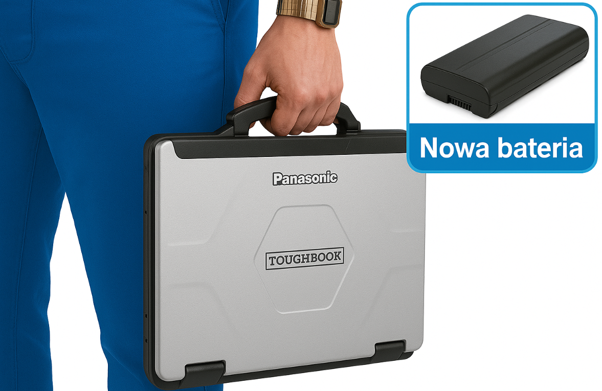 Panasonic CF-54 Mk2 i5-6300u 16GB 256SSD do Warsztatu + NOWA Bateria!