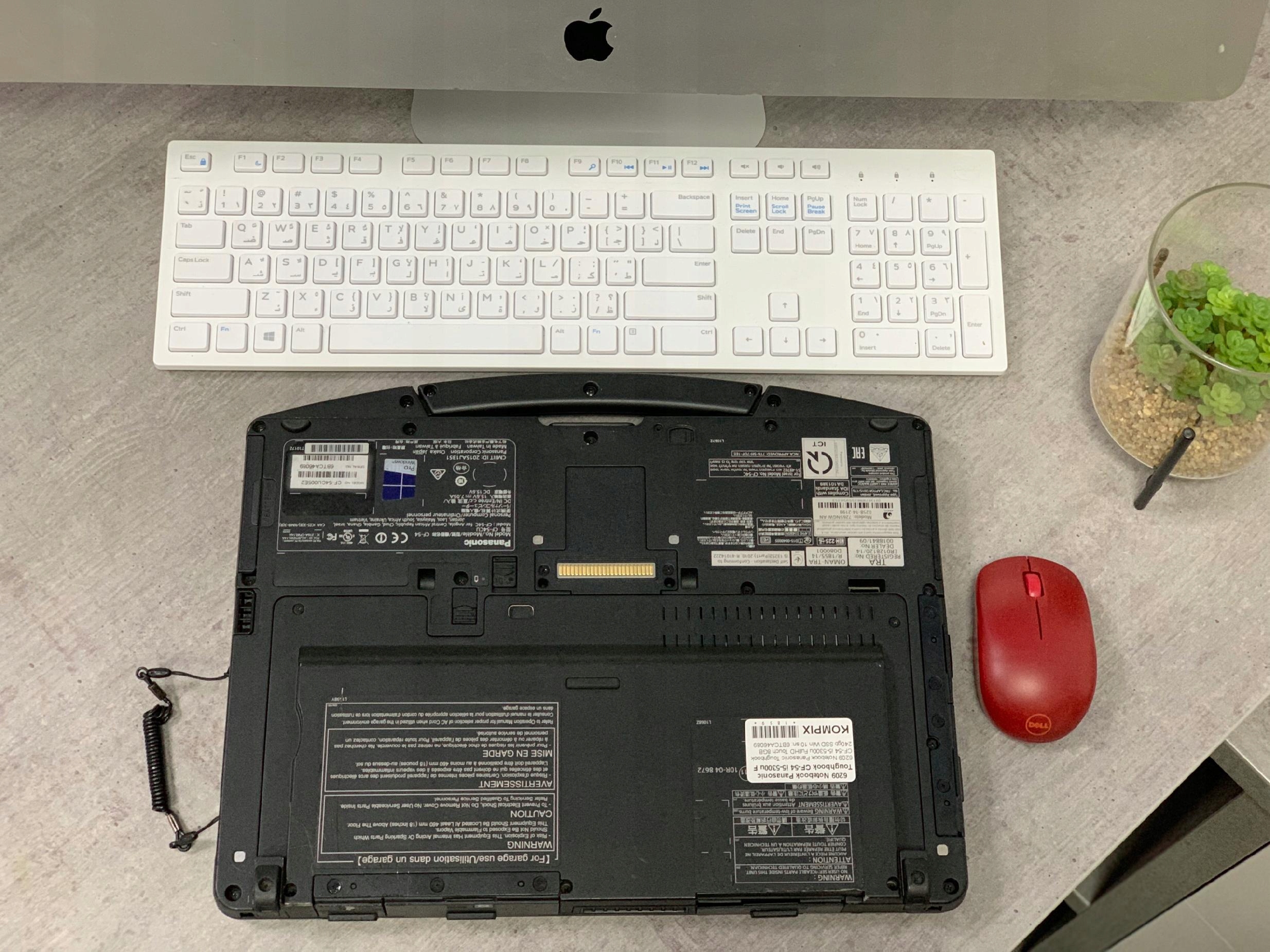 Pancerny Panasonic CF-54 Mk3 i5-7300u 16GB 512SSD FHD DOTYK +LTE - obrazek 9